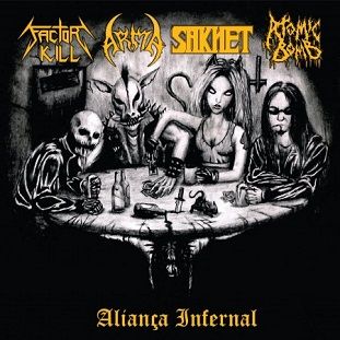 Atomic Bomb / Factor Kill / Arma / Sakhet — Atomic Bomb / Factor Kill / Arma / Sakhet - Aliança Infernal