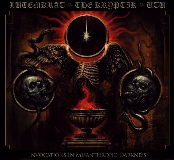 Mindscrape Music — Lutemkrat/ The Kryptik/ Utu – Invocations in Misanthropic Darkness