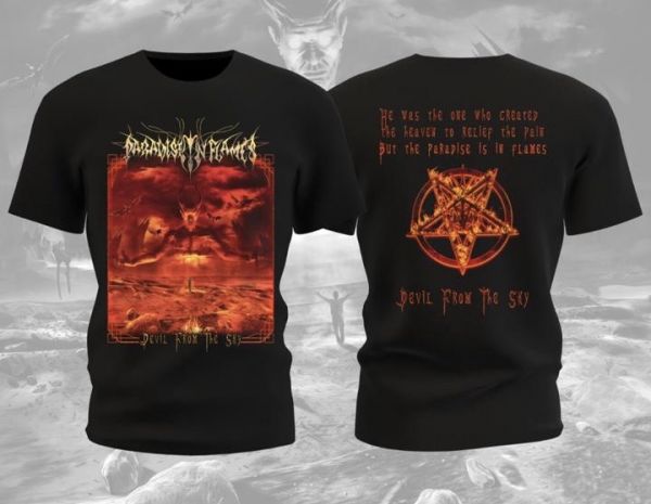 Paradise In Flames — Paradise In Flames - Camiseta Devil from the Sky (Tam M)